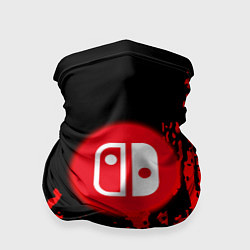 Бандана-труба Nintendo огенное лого краски, цвет: 3D-принт