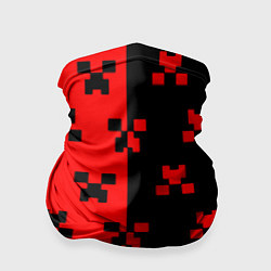Бандана-труба Minecraft creeper logo, цвет: 3D-принт
