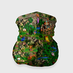 Бандана-труба Карта из Героев 3, цвет: 3D-принт