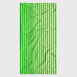 Бандана-труба Полосатый салатовый, цвет: 3D-принт — фото 2