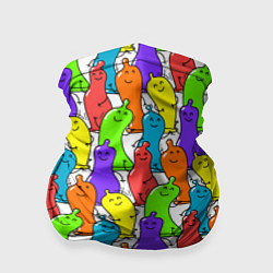Бандана-труба Весёлые цветные презервативы, цвет: 3D-принт