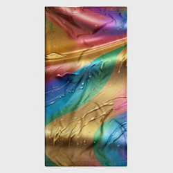 Бандана-труба Жидкий радужный металл, цвет: 3D-принт — фото 2