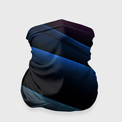 Бандана Синий стильный абстрактный геометрический стиль на