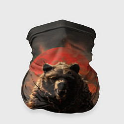 Бандана-труба Russian angry bear, цвет: 3D-принт