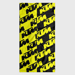 Бандана-труба KTU жёлто чёрный стиль, цвет: 3D-принт — фото 2