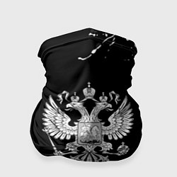 Бандана-труба Россия герб краски брызги, цвет: 3D-принт