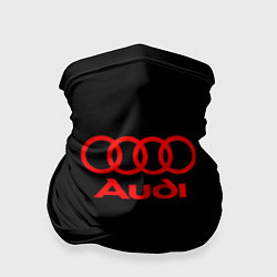 Бандана-труба Audi red logo, цвет: 3D-принт