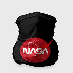 Бандана Nasa logo red