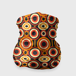 Бандана-труба Африканские узоры круги, цвет: 3D-принт