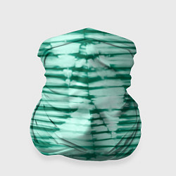 Бандана-труба Tie-dye green stripes, цвет: 3D-принт