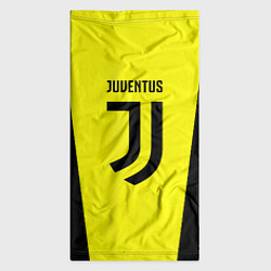 Бандана-труба Juventus sport geometry yellow, цвет: 3D-принт — фото 2