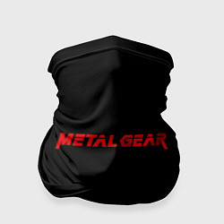 Бандана-труба Metal gear red logo, цвет: 3D-принт