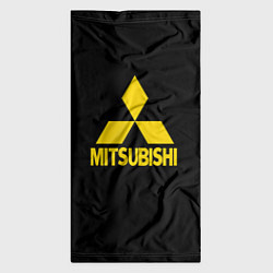 Бандана-труба Mitsubishi logo yelow, цвет: 3D-принт — фото 2