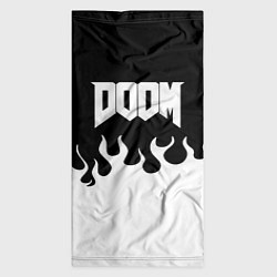 Бандана-труба Doom fire white, цвет: 3D-принт — фото 2