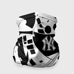 Бандана-труба New York yankees - abstraction, цвет: 3D-принт