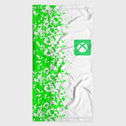 Бандана-труба Xbox кислотные зеленые краски, цвет: 3D-принт — фото 2