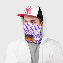 Бандана-труба Doom neon retro, цвет: 3D-принт — фото 2