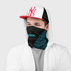 Бандана-труба Haval чёрно-голубой, цвет: 3D-принт — фото 2