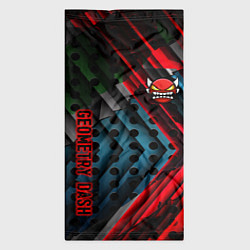 Бандана-труба Geometry dash game steel, цвет: 3D-принт — фото 2