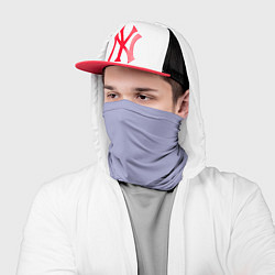 Бандана-труба Эмоция хандры - бледно-фиолетовый, цвет: 3D-принт — фото 2