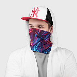 Бандана-труба Неоновые трубки, цвет: 3D-принт — фото 2