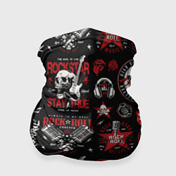 Бандана-труба High voltage rock and roll forever, цвет: 3D-принт
