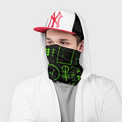 Бандана-труба Twenty one pilots neon, цвет: 3D-принт — фото 2