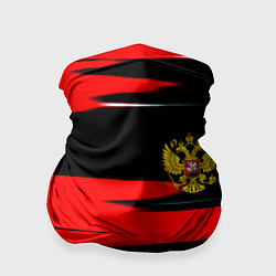 Бандана-труба Россия полосы краски, цвет: 3D-принт