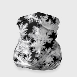 Бандана-труба Снежинки на стекле, цвет: 3D-принт