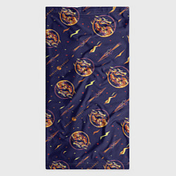 Бандана-труба Mortal Kombat logo pattern, цвет: 3D-принт — фото 2
