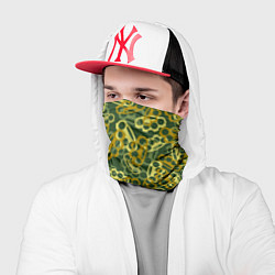 Бандана-труба Зелёные кастеты, цвет: 3D-принт — фото 2