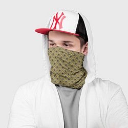 Бандана-труба Геометричный узор - ромбы, цвет: 3D-принт — фото 2