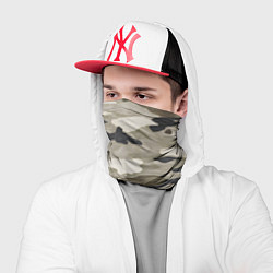 Бандана-труба Песочный камуфляж, цвет: 3D-принт — фото 2