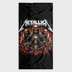 Бандана-труба Metallica forever - thrash metal, цвет: 3D-принт — фото 2