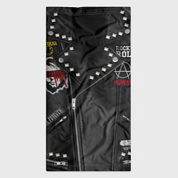 Бандана-труба Косуха рокерская с нашивками Nirvana, цвет: 3D-принт — фото 2