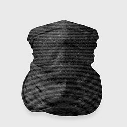 Бандана-труба Тонкие полосы графитовый серый, цвет: 3D-принт
