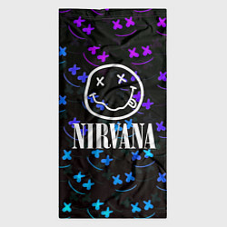 Бандана-труба Nirvana x marshmello neon, цвет: 3D-принт — фото 2