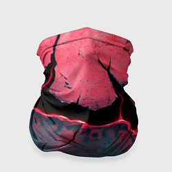 Бандана-труба Объемные разломы текстура, цвет: 3D-принт