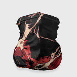 Бандана Красно-черная потертая текстура