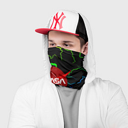 Бандана-труба НАСА молнии градиент, цвет: 3D-принт — фото 2