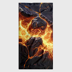 Бандана-труба Золотая лава текстура, цвет: 3D-принт — фото 2