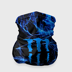 Бандана-труба Monster energy искры дымы, цвет: 3D-принт