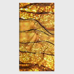 Бандана-труба Золотая текстура с блестками, цвет: 3D-принт — фото 2