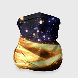 Бандана Золотая текстура и синее небо