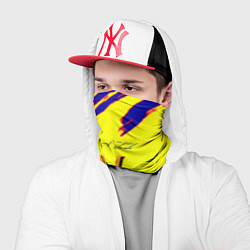 Бандана-труба Cyberpunk краски неоновые, цвет: 3D-принт — фото 2