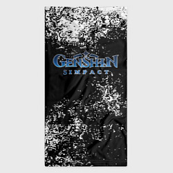 Бандана-труба Genshin Impact брызги красок, цвет: 3D-принт — фото 2