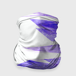 Бандана-труба Color white purple, цвет: 3D-принт