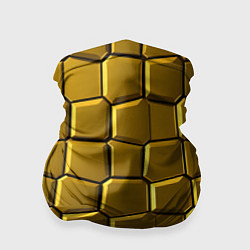 Бандана-труба Золотые слитки, цвет: 3D-принт