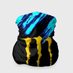 Бандана-труба Monster energy текстура огненная, цвет: 3D-принт