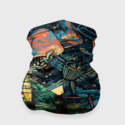 Бандана-труба Ночь сюрреализм, цвет: 3D-принт